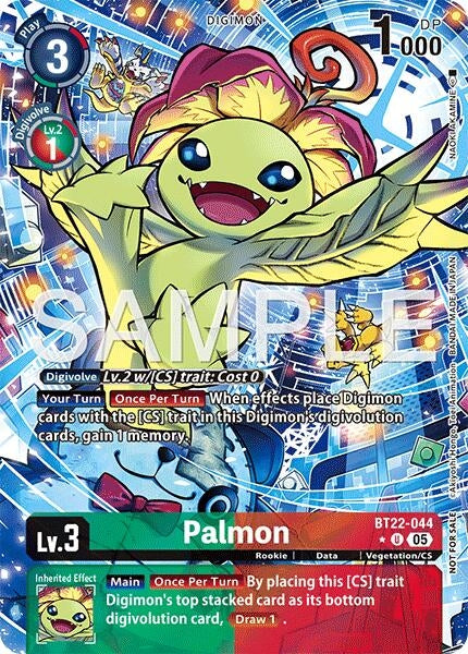 Image for Palmon (Box Topper) (BT22-044 U) - Digimon Card Game