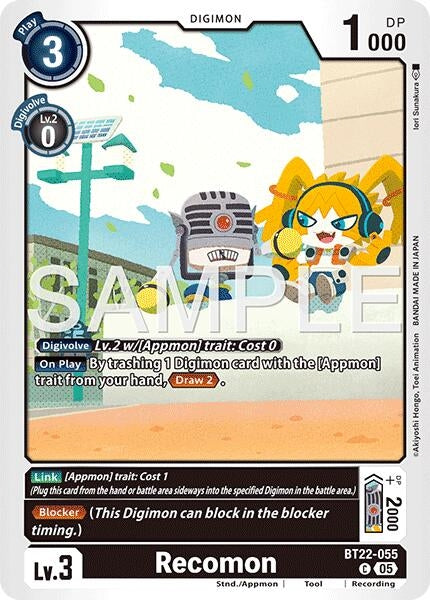 Image for Recomon (BT22-055 C) - Digimon Card Game