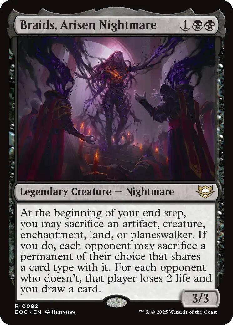 Image for Braids, Arisen Nightmare (82) (Commander: Edge of Eternities) - Magic: The Gathering