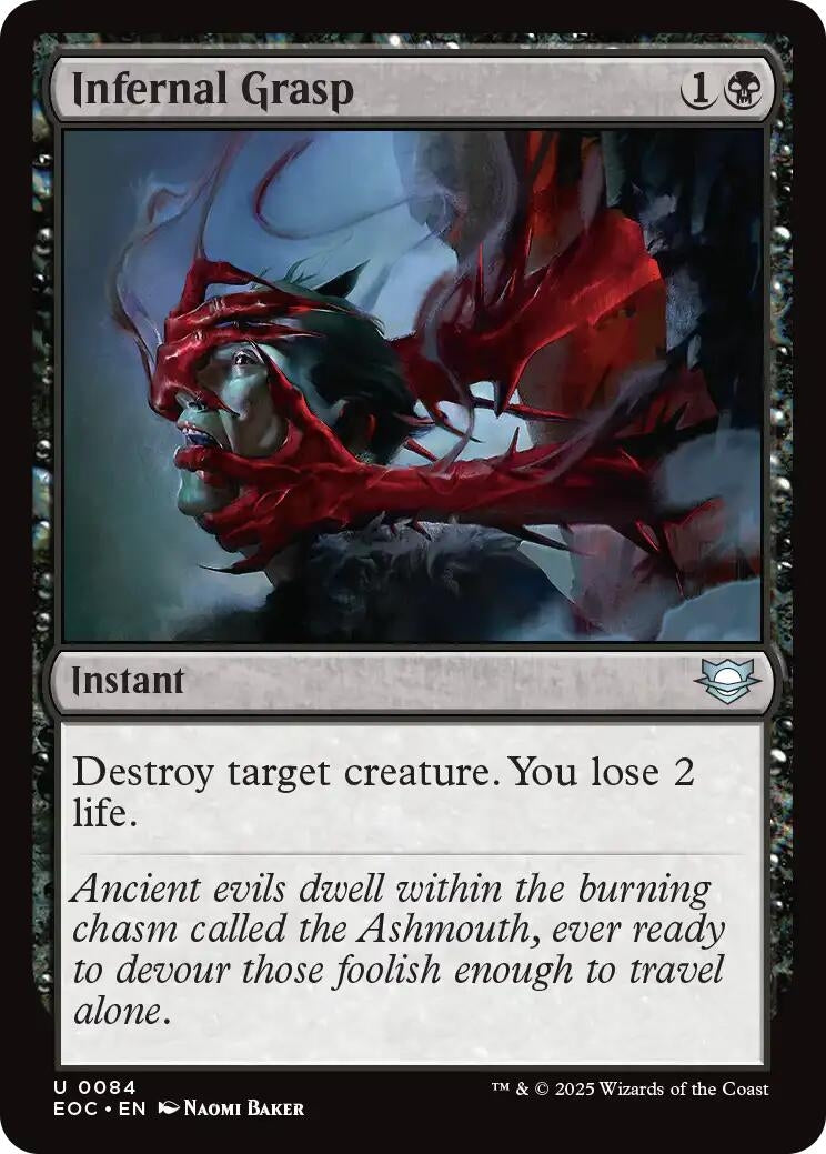 Image for Infernal Grasp (84) - Magic: The Gathering