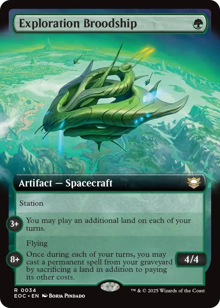 Image for Exploration Broodship (Extended Art) (34) (Commander: Edge of Eternities) - Magic: The Gathering