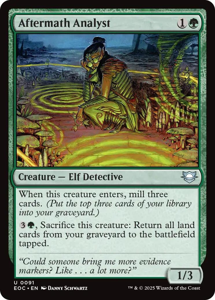 Aftermath Analyst (91) (Commander: Edge of Eternities) (EOC)