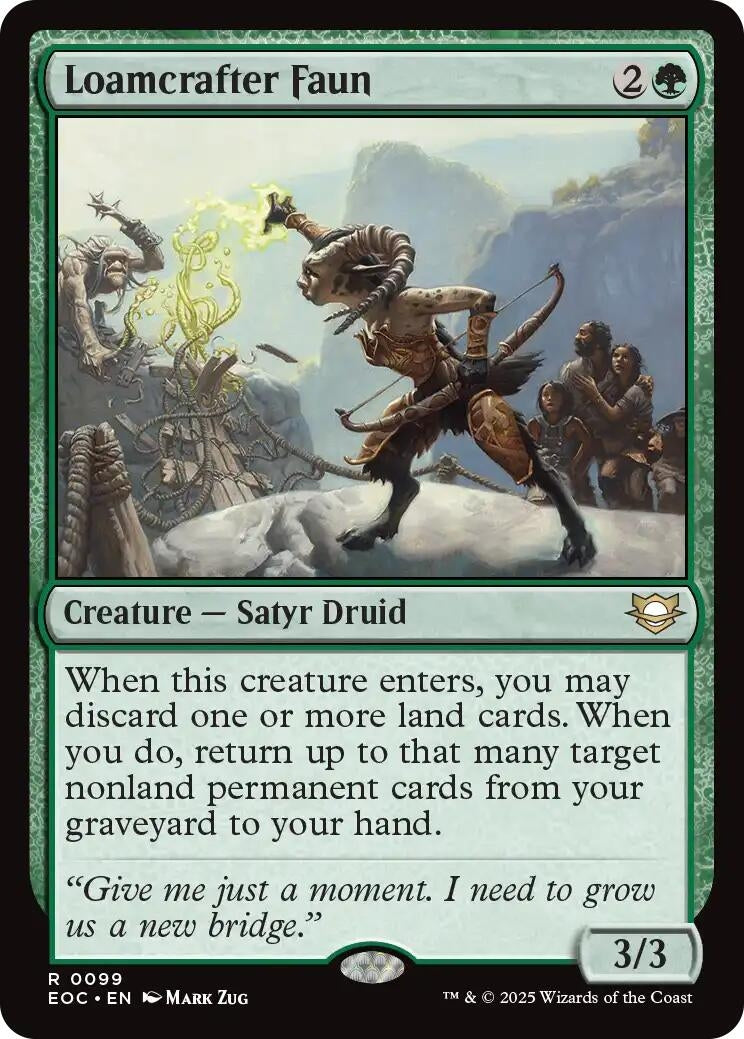 Loamcrafter Faun (99) (Commander: Edge of Eternities) (EOC)