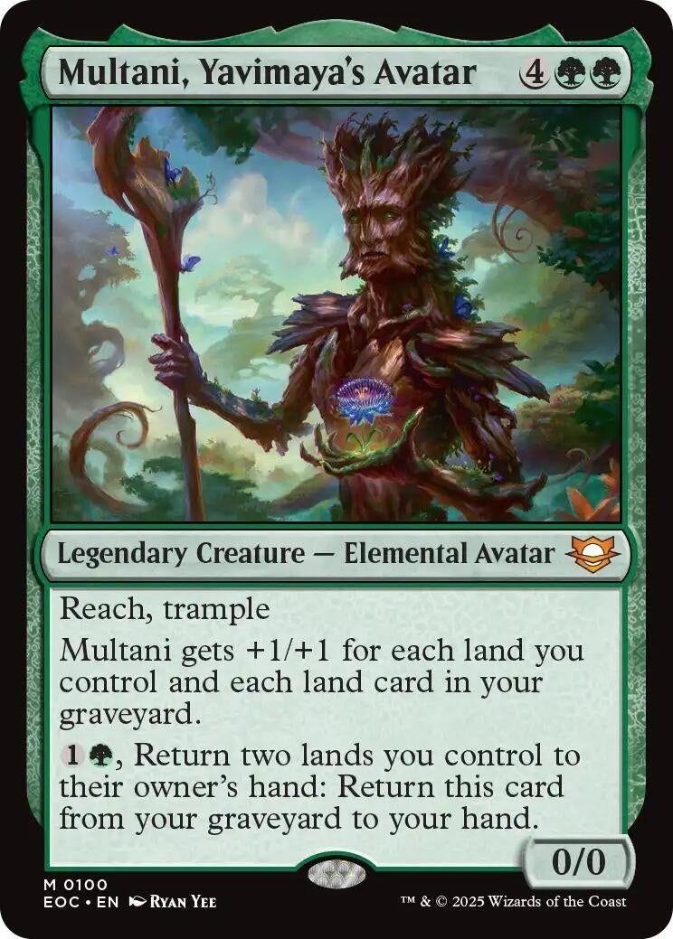 Multani, Yavimaya's Avatar (100) (Commander: Edge of Eternities)