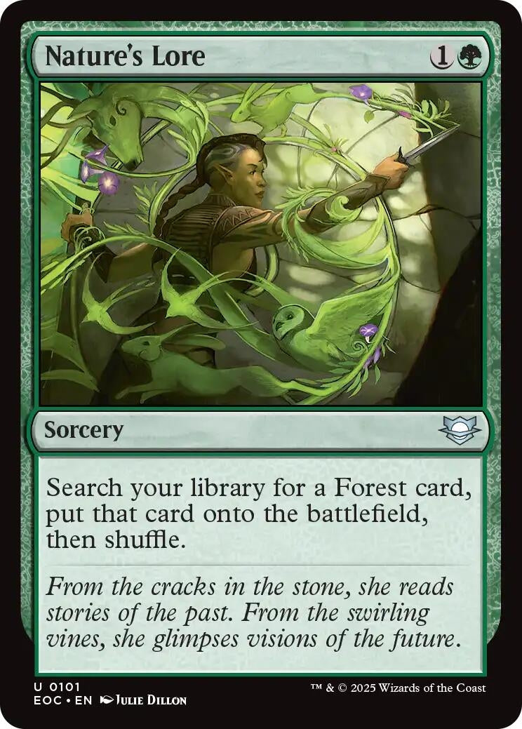 Image for Nature's Lore (101) - Magic: The Gathering
