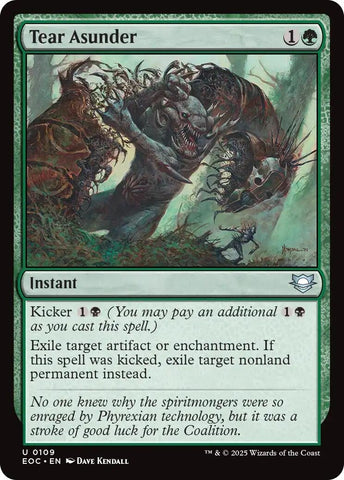 Image for Tear Asunder (109) - Magic: The Gathering