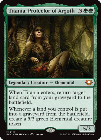 Titania, Protector of Argoth (111) (Commander: Edge of Eternities)