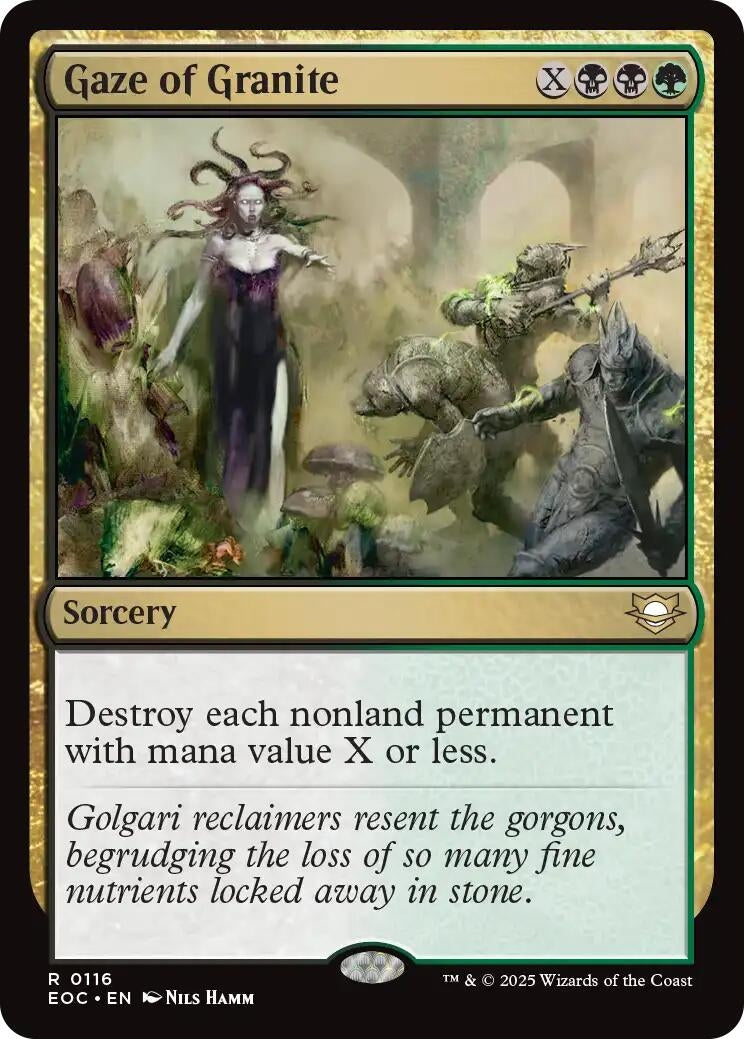 Gaze of Granite (116) (Commander: Edge of Eternities)