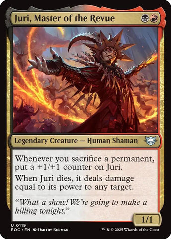 Image for Juri, Master of the Revue (119) - Magic: The Gathering