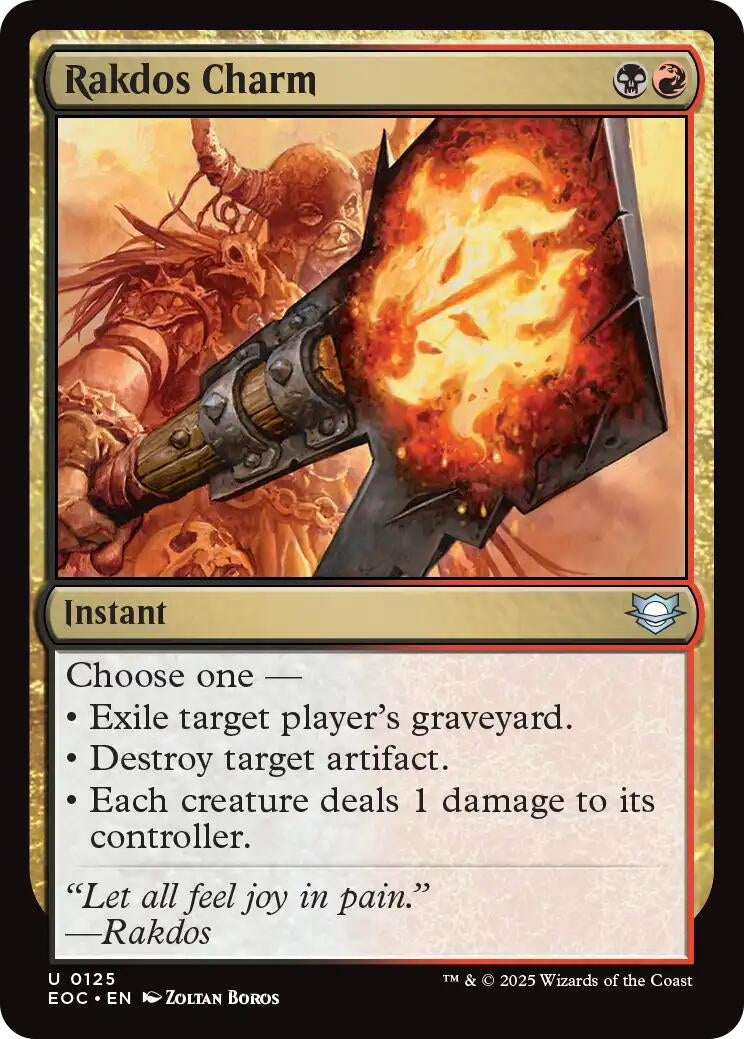 Image for Rakdos Charm (125) - Magic: The Gathering