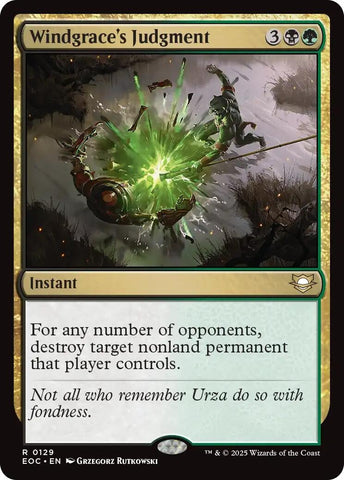 Image for Windgrace's Judgment (129) - Magic: The Gathering