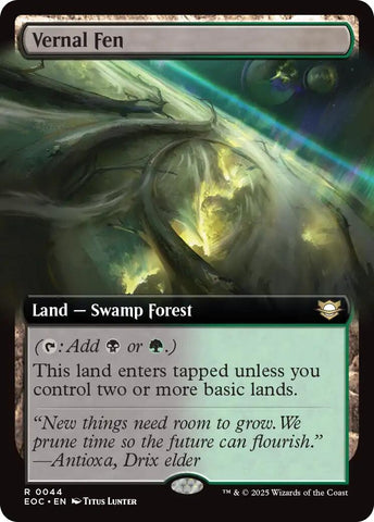 Image for Vernal Fen (Extended Art) (44) (Commander: Edge of Eternities) - Magic: The Gathering