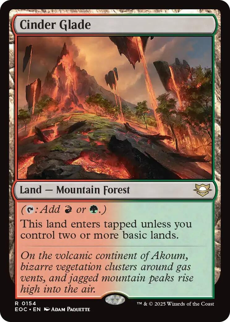 Image for Cinder Glade (154) (Commander: Edge of Eternities) - Magic: The Gathering