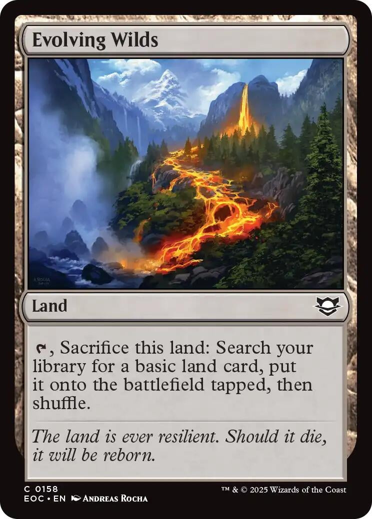 Evolving Wilds (158) (Commander: Edge of Eternities)