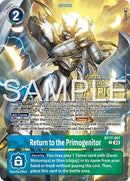 Image for Return to the Primogenitor (Regionals 25-26 Season 2 Champion) (BT17-097 U) - Digimon Card Game