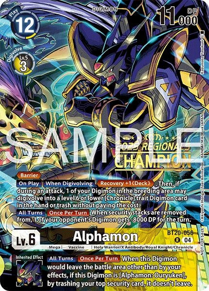 Image for Alphamon (Regionals 25-26 Season 2 Champion) (BT20-056 R) - Digimon Card Game