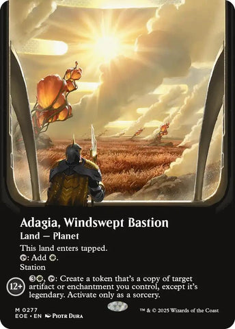 Image for Adagia, Windswept Bastion (Borderless) (277) (Edge of Eternities) - Magic: The Gathering