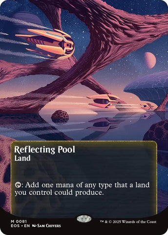 Image for Reflecting Pool (0081) (Borderless) (81) (Edge of Eternities: Stellar Sights) - Magic: The Gathering