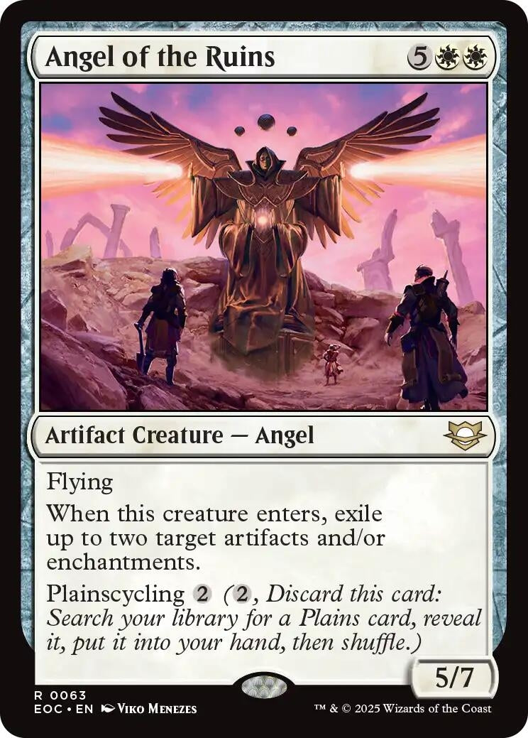 Image for Angel of the Ruins (63) (Commander: Edge of Eternities) - Magic: The Gathering