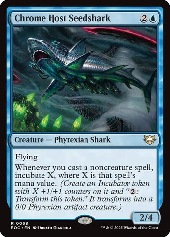 Image for Chrome Host Seedshark (68) (Commander: Edge of Eternities) - Magic: The Gathering