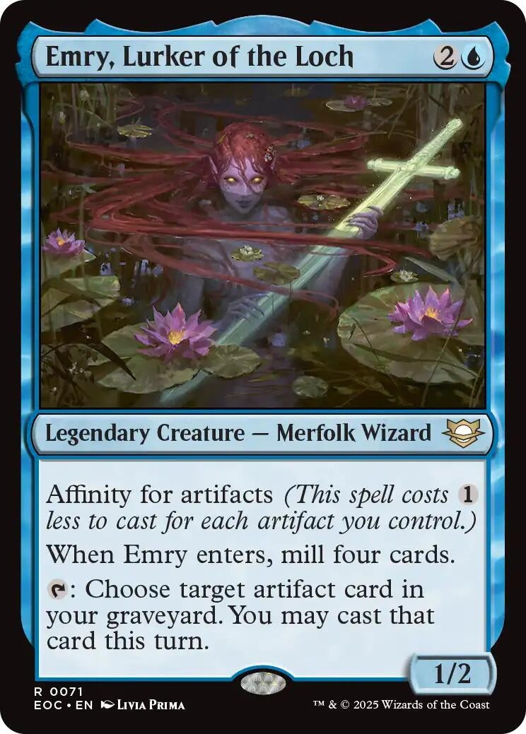 Emry, Lurker of the Loch (71) (Commander: Edge of Eternities)
