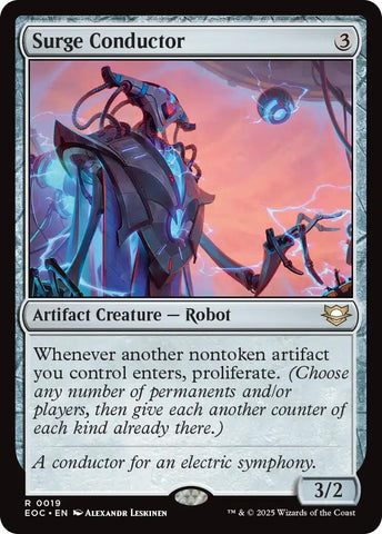 Image for Surge Conductor (19) (Commander: Edge of Eternities) - Magic: The Gathering