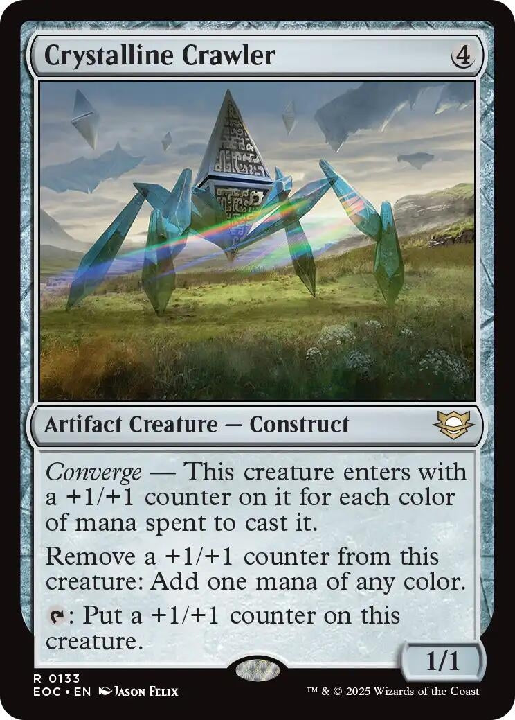 Image for Crystalline Crawler (133) (Commander: Edge of Eternities) - Magic: The Gathering