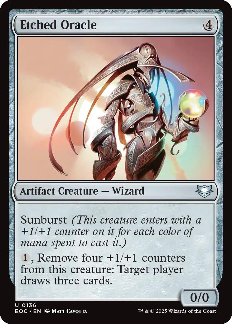 Etched Oracle (136) (Commander: Edge of Eternities)