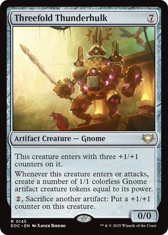 Image for Threefold Thunderhulk (145) - Magic: The Gathering