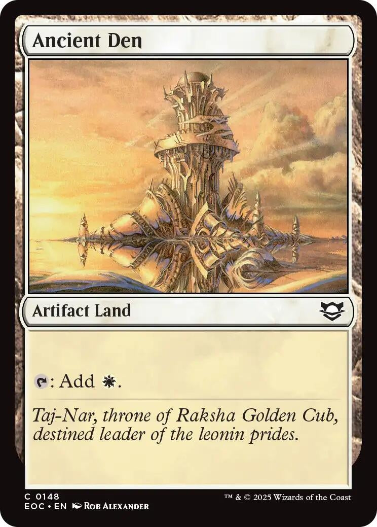 Image for Ancient Den (148) (Commander: Edge of Eternities) - Magic: The Gathering