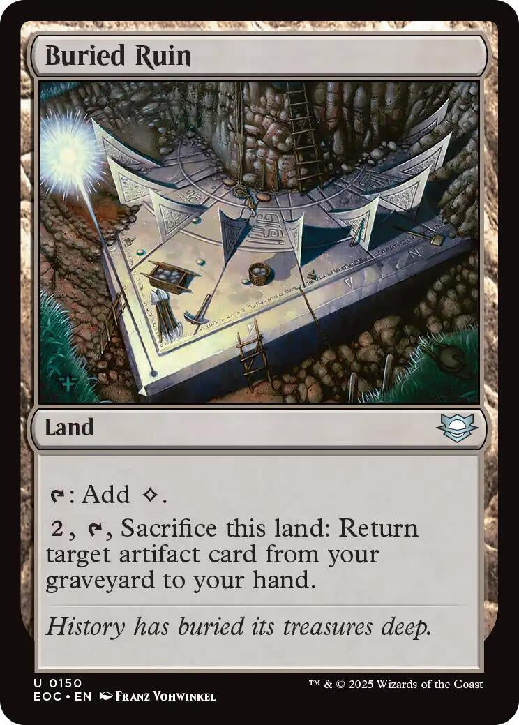 Image for Buried Ruin (150) (Commander: Edge of Eternities) - Magic: The Gathering