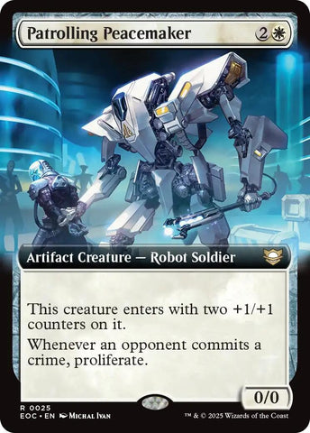 Image for Patrolling Peacemaker (Extended Art) (25) - Magic: The Gathering
