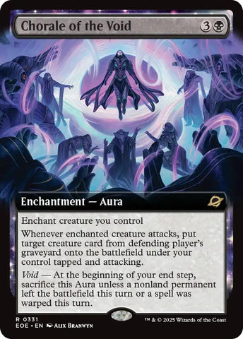 Image for Chorale of the Void (Extended Art) (331) (Edge of Eternities) - Magic: The Gathering
