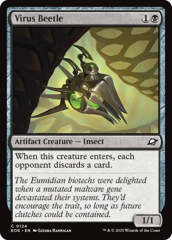 Image for Virus Beetle (124) (Edge of Eternities) - Magic: The Gathering