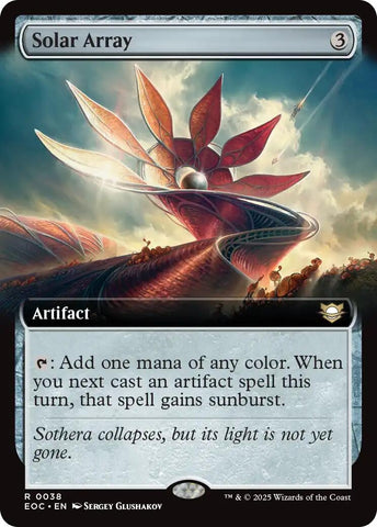 Image for Solar Array (Extended Art) (38) (Commander: Edge of Eternities) - Magic: The Gathering