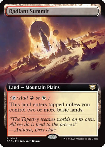 Image for Radiant Summit (Extended Art) (43) - Magic: The Gathering