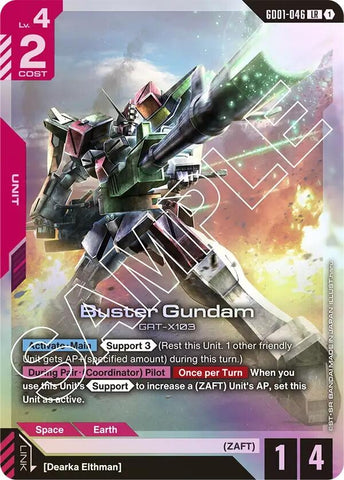 Image for Buster Gundam (GD01-046) (Newtype Rising) - Gundam Card Game