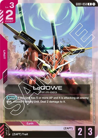 Image for LaGOWE (GD01-050) (Newtype Rising) - Gundam Card Game