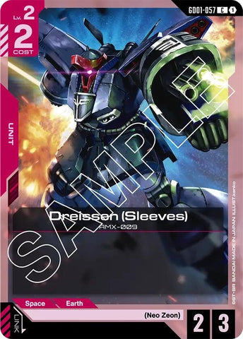 Image for Dreissen (Sleeves) (GD01-057) (Newtype Rising) - Gundam Card Game