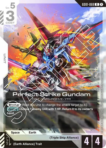Image for Perfect Strike Gundam (GD01-068) (Newtype Rising) - Gundam Card Game