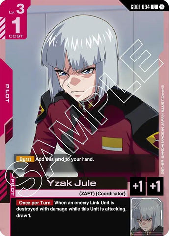 Image for Yzak Jule (GD01-094) (Newtype Rising) - Gundam Card Game