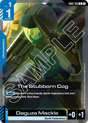Image for The Stubborn Cog (GD01-103) (Newtype Rising) - Gundam Card Game