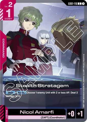 Image for Stealth Stratagem (GD01-116) (Newtype Rising) - Gundam Card Game