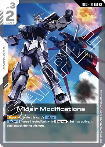Image for Midair Modifications (GD01-121) (Newtype Rising) - Gundam Card Game