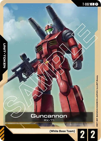 Image for Guncannon (T-002) Token (T-002) (Newtype Rising) - Gundam Card Game