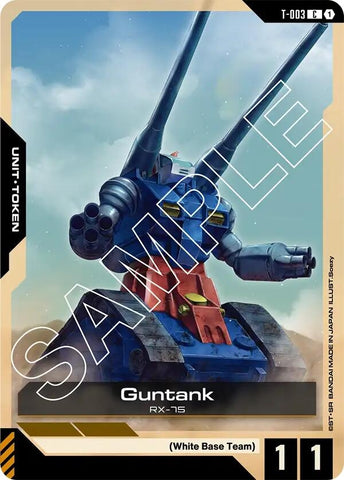 Image for Guntank (T-003) Token (T-003) (Newtype Rising) - Gundam Card Game