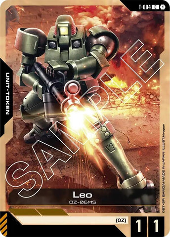 Image for Leo (T-004) Token (T-004) (Newtype Rising) - Gundam Card Game