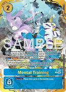 Image for Mental Training (Premium Card Collection -Digimon Training Set-) (P-104 P) (Digimon Promotion Cards) (D-PR) - Digimon Card Game