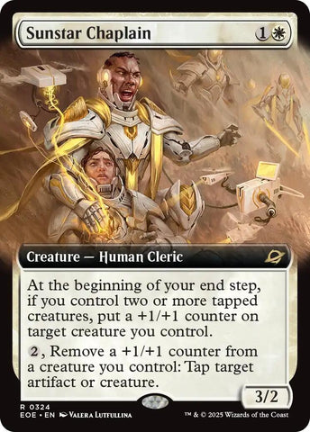 Image for Sunstar Chaplain (Extended Art) (324) (Edge of Eternities) - Magic: The Gathering