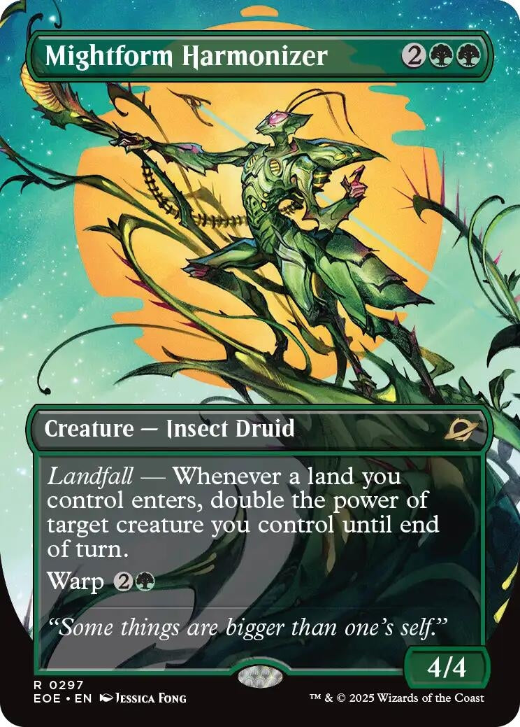 Image for Mightform Harmonizer (Borderless) (297) (Edge of Eternities) - Magic: The Gathering